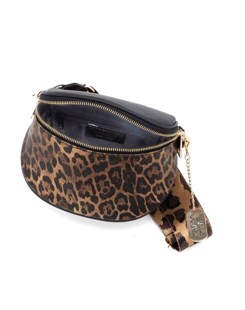 Sac en cuir Gabriella bronze - 20x10x15 cm