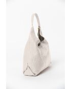Nicolina beige Ledertasche - 41x11x42 cm