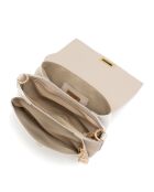 Matalia beige Ledertasche - 22x9x17 cm