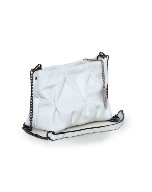 Sac en cuir Neiva blanc - 20x9,5x14 cm