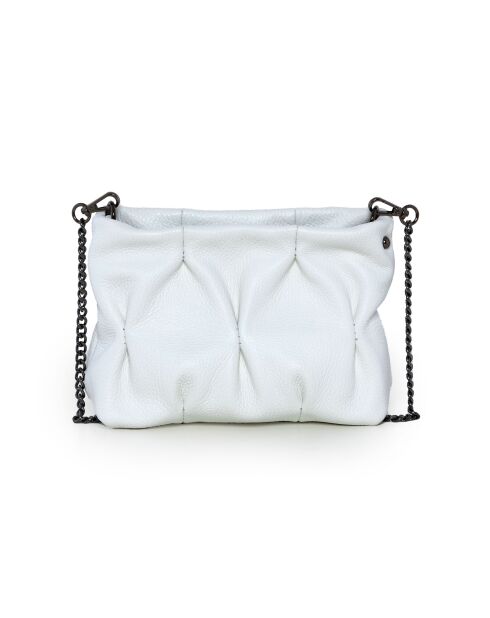 Sac en cuir Neiva blanc - 20x9,5x14 cm