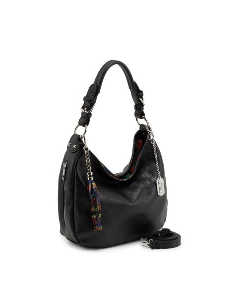 Sac en cuir Fiorella blackmulti - 30x9x27 cm