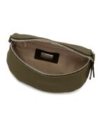 Berenice olivgrüne Ledertasche - 25x1x14 cm