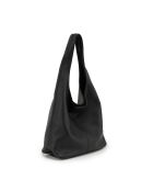 Tarquinia schwarze Ledertasche - 32x16x32 cm