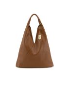 Sac en cuir Chersilina cuoio - 40x2x48 cm