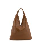 Sac en cuir Chersilina cuoio - 40x2x48 cm