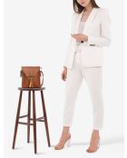 Sac en cuir Olona cognac - 23x6x23 cm