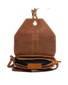Sac en cuir Olona cognac - 23x6x23 cm