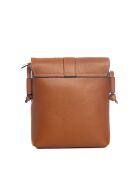 Sac en cuir Olona cognac - 23x6x23 cm