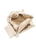 Sac en cuir Elvia platine - 40x2x31 cm