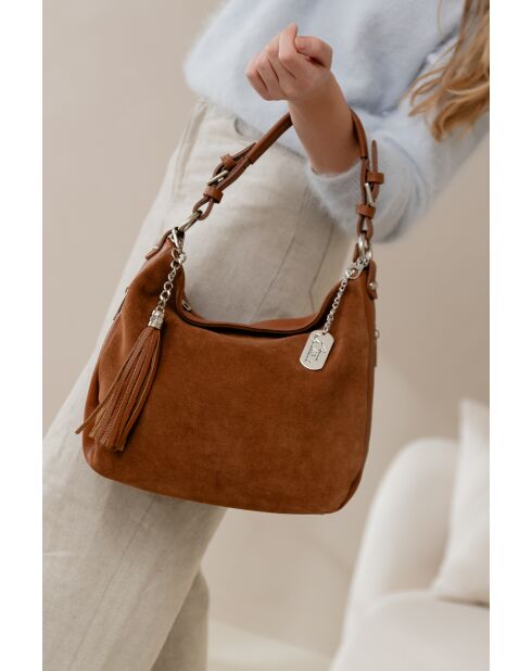 Sac en cuir Forena cuoio - 32x11x25 cm