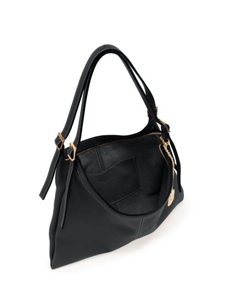 Borsa Sylviana in pelle nera - 39x4x27 cm