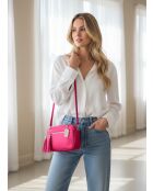 Micola Fuxia Ledertasche - 20x8x16 cm