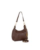 Sac en cuir Savina moka - 24x10x17 cm