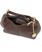 Sac en cuir Savina moka - 24x10x17 cm