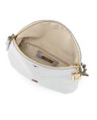 Beverly zilveren leren tas - 22x2x18 cm