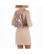 Sac en cuir Antonella blanc - 24x9x29 cm