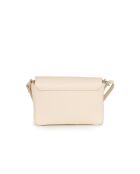 Lola vanille leren tas - 24x6x18 cm