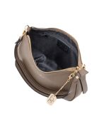 Pupetta Tasche aus taupefarbenem Leder - 30x12x20 cm