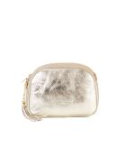 Monte Spagio platino leren tas - 23x7x17 cm