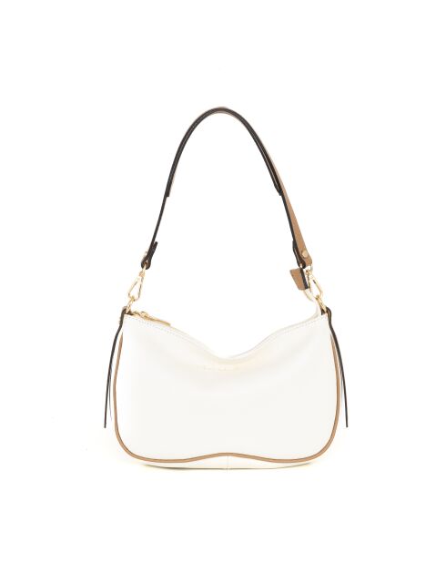 Sac en cuir Pupetta cuir crème - 30x12x20 cm