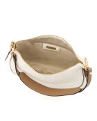 Sac en cuir Pupetta cuir crème - 30x12x20 cm