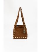 Bolso de piel Lania cuoio - 25x9x22 cm