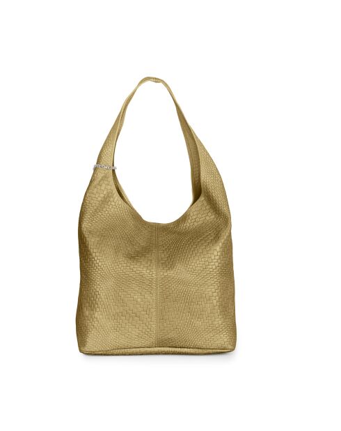 Palladia beige Ledertasche - 38x2x30 cm