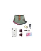 Ciosa Ledertasche nude mint - 22x10x17 cm