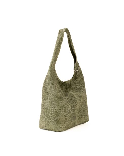 Palladia grüne Ledertasche - 38x2x30 cm
