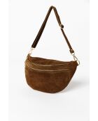 Sac en cuir Iolanda cuoio - 36x12x22,5 cm