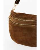 Sac en cuir Iolanda cuoio - 36x12x22,5 cm