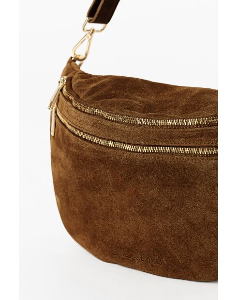 Sac en cuir Iolanda cuoio - 36x12x22,5 cm