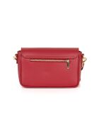 Terina rote Ledertasche - 24x6,5x16 cm