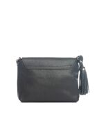 Borsa Bagni in pelle nera - 25x7x17 cm