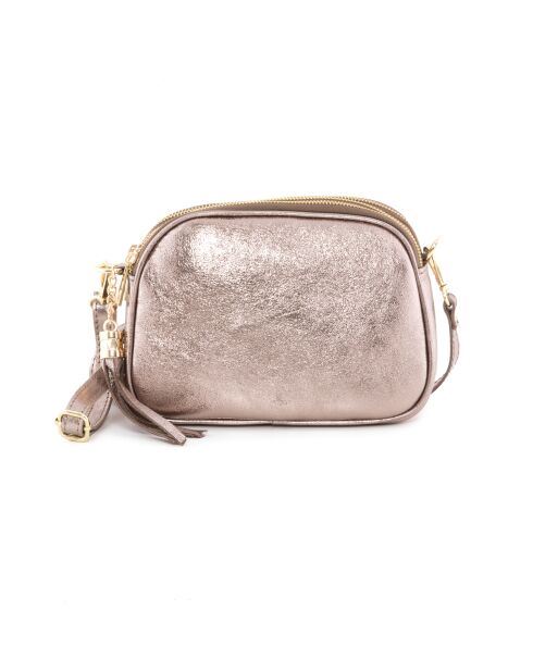 Sac en cuir Monte Sparagio pistolet en métal - 23x7x17 cm