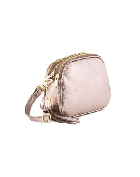 Sac en cuir Monte Sparagio pistolet en métal - 23x7x17 cm