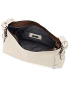 Brigida beige meerkleurig leren tasje - 36x9x24 cm