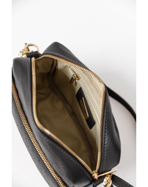 Borsa Colomba in pelle nera - 22x10x15 cm