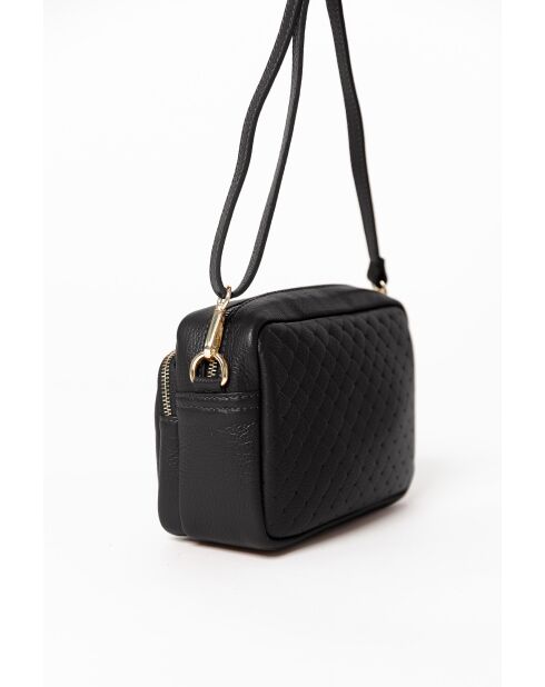 Borsa Colomba in pelle nera - 22x10x15 cm
