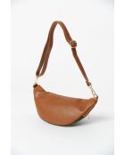 Carola leren tas groen leer - 32x9,5x16 cm