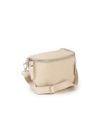 Berenice beige Ledertasche - 25x1x14 cm