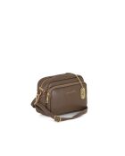 Tabita Tasche aus taupefarbenem Leder - 22x10x15 cm