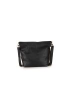 Borsa Trapani in pelle nera - 33x14x25 cm