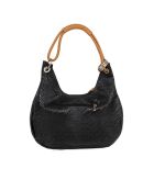Concetta Tasche aus schwarzem Cuoio Leder - 38x10x34 cm