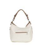 Fiorella Ledertasche cremefarbenes Leder - 30x9x27 cm