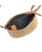 Niccone cognac leren tas - 25x4x14 cm