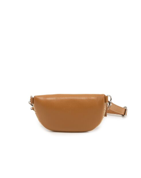 Niccone cognac leren tas - 25x4x14 cm