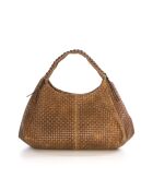 Borsa Pitigliano in pelle cognac - 41x30x34 cm