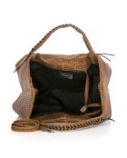 Borsa Pitigliano in pelle cognac - 41x30x34 cm